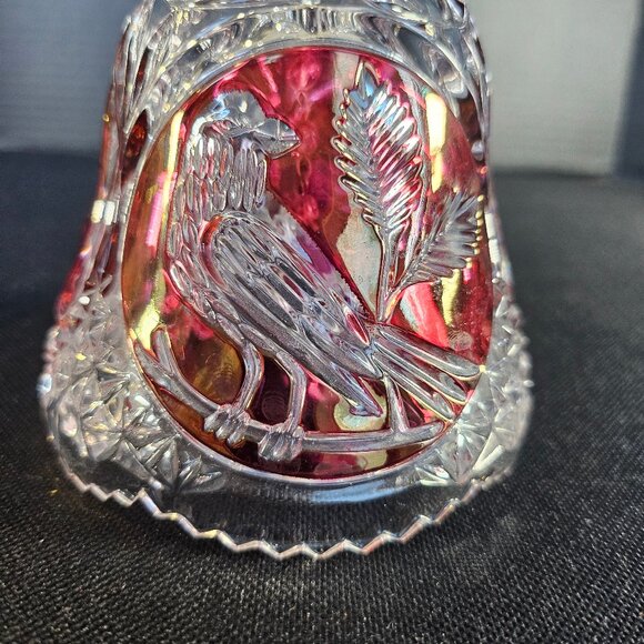 Vintage Hofbauer Ruby Byrdes Collection Bell 24% Lead Crystal West Germany - Picture 2 of 10